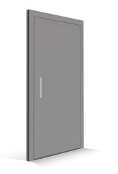 Porta d'ingresso Le Corbusier - pannello porta gris 31 - modanatura maniglia gris clair 31