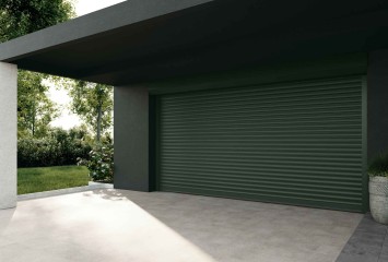 Roller door - RAL 6009 - Pine Green