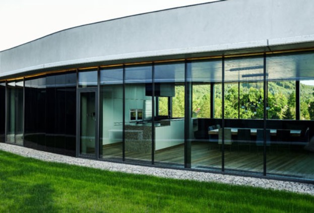 Terrasdeur - buitenkant - glazen pui