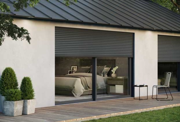 Rollladen-Schlafzimmer Aussenansicht